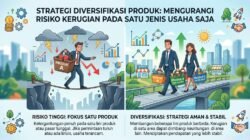 Strategi Diversifikasi Produk Untuk Mengurangi Risiko Kerugian Pada Satu Jenis Usaha Saja