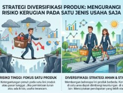 Strategi Diversifikasi Produk Untuk Mengurangi Risiko Kerugian Pada Satu Jenis Usaha Saja