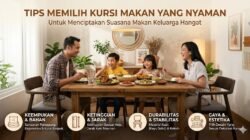 Tips Memilih Kursi Makan Yang Nyaman Untuk Menciptakan Suasana Makan Keluarga Hangat