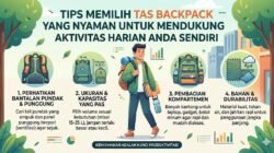 Tips Memilih Tas Backpack Yang Nyaman Untuk Mendukung Aktivitas Harian Anda Sendiri